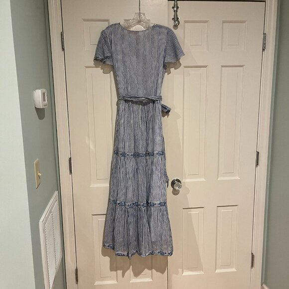 Oliphant Sorrento Blue V-Neck Maxi, size S - Picture 5 of 10